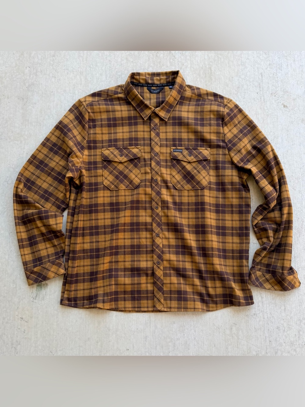 Kuiu Flannel Shirt Men Size 3XlL Plaid Button Up Outdoor Gorpcore
